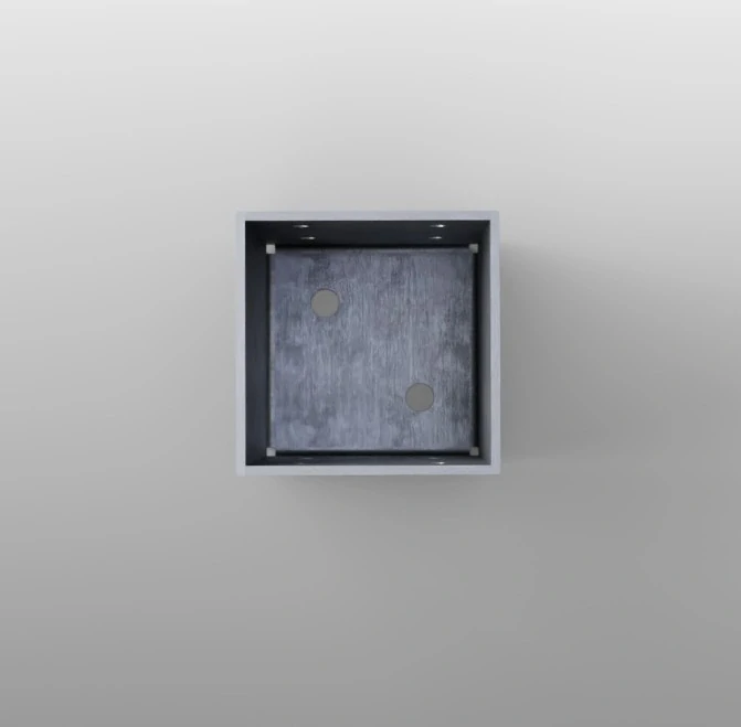 Patka sloupku 80x80 šroubovací uzavřená